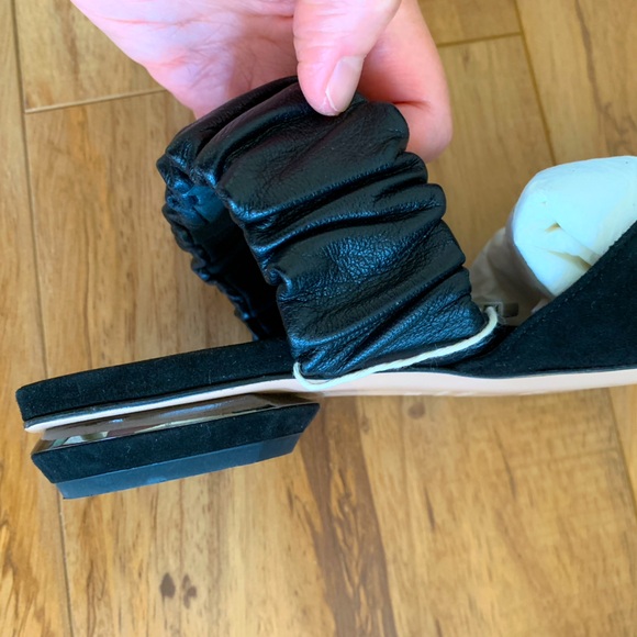 NICHOLAS KIRKWOOD black suede and leather mules size 5.5 - Picture 5 of 6